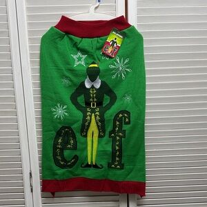 Elf Themed Dog Sweater
